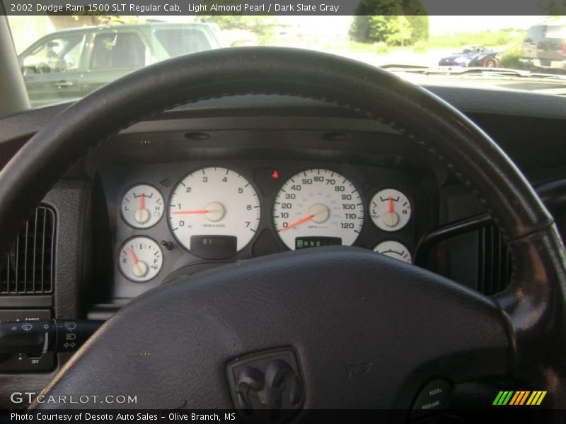 Light Almond Pearl / Dark Slate Gray 2002 Dodge Ram 1500 SLT Regular Cab