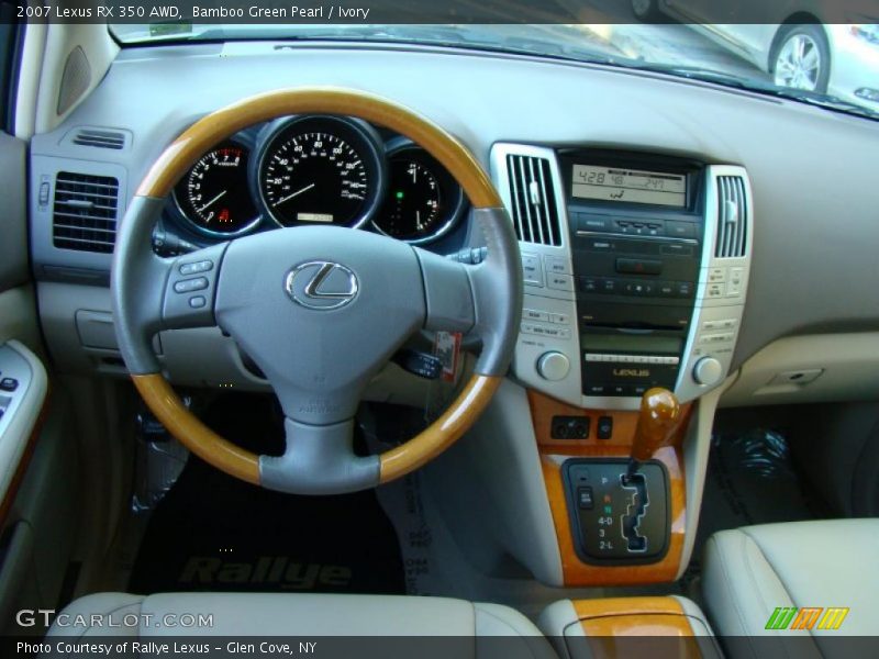 Bamboo Green Pearl / Ivory 2007 Lexus RX 350 AWD