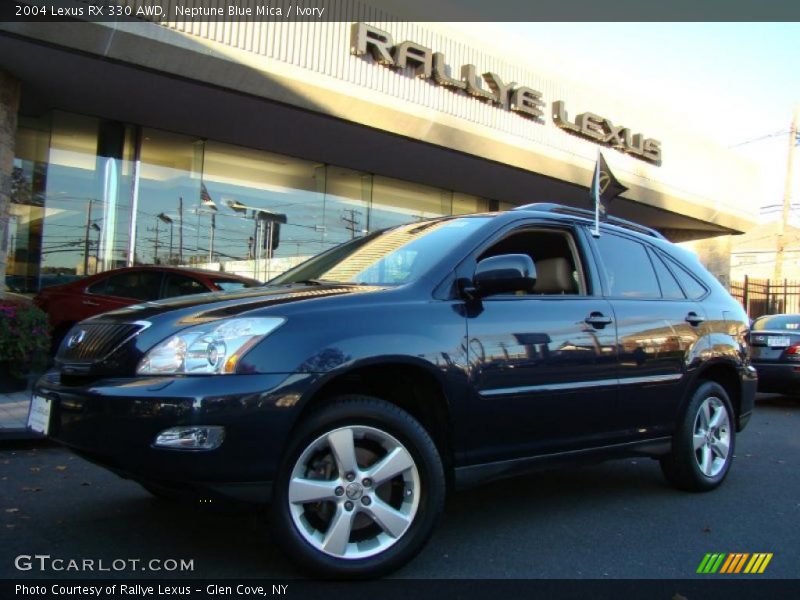 Neptune Blue Mica / Ivory 2004 Lexus RX 330 AWD