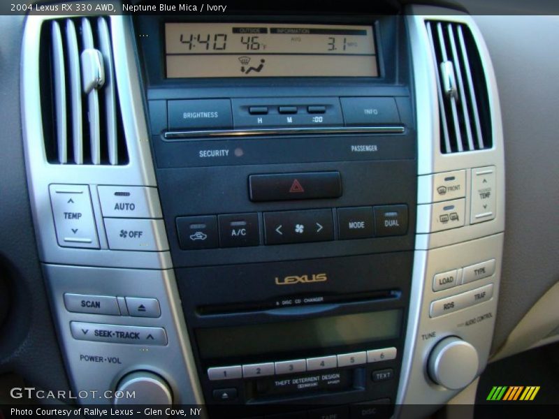 Neptune Blue Mica / Ivory 2004 Lexus RX 330 AWD