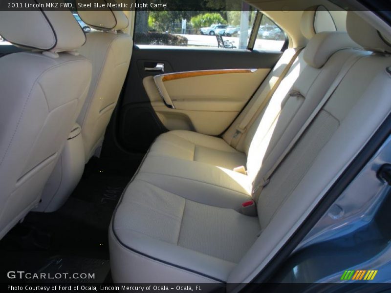 Steel Blue Metallic / Light Camel 2011 Lincoln MKZ FWD