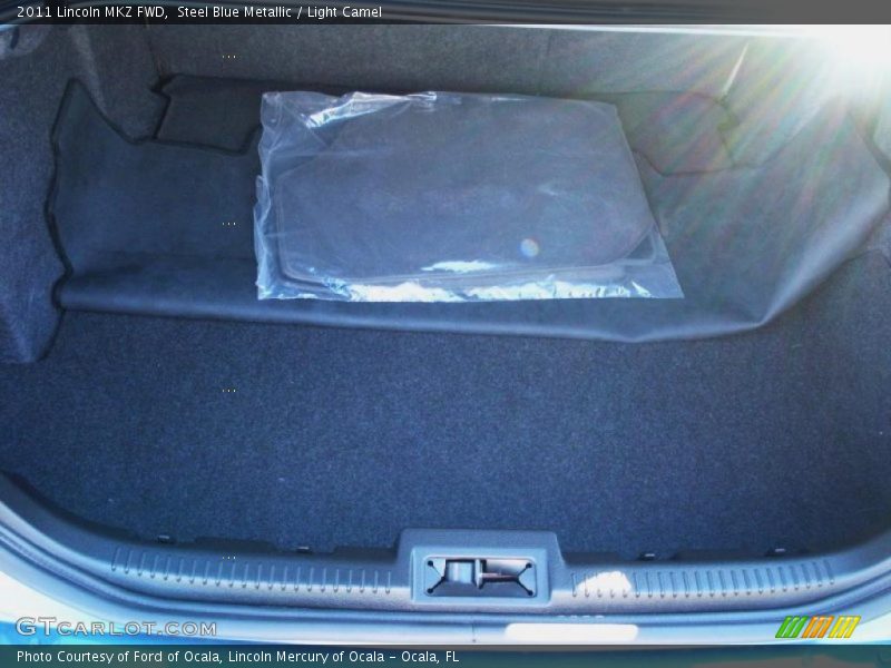 Steel Blue Metallic / Light Camel 2011 Lincoln MKZ FWD