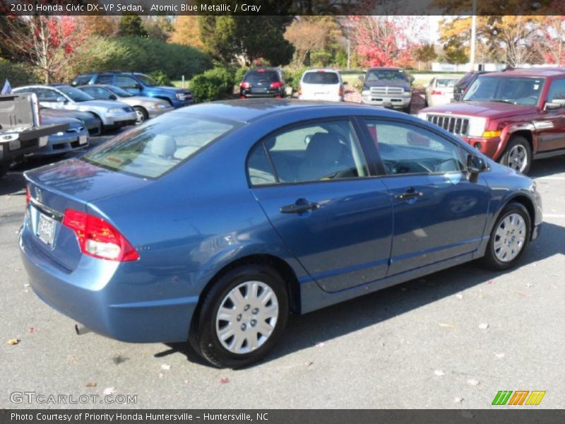 Atomic Blue Metallic / Gray 2010 Honda Civic DX-VP Sedan