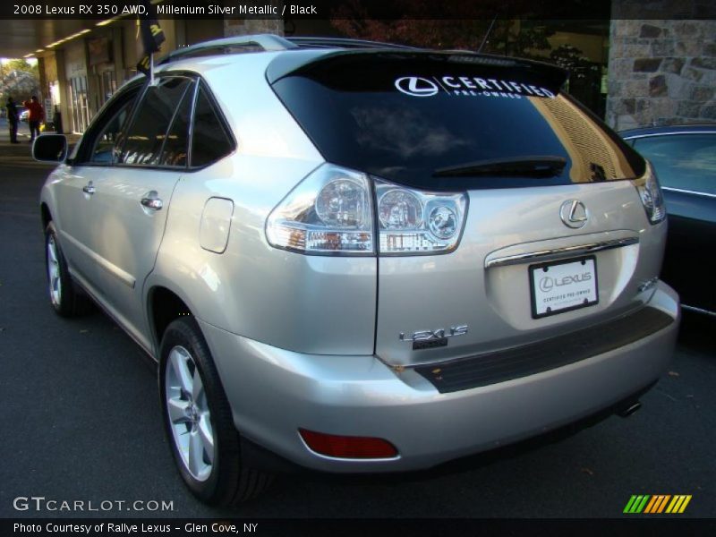 Millenium Silver Metallic / Black 2008 Lexus RX 350 AWD
