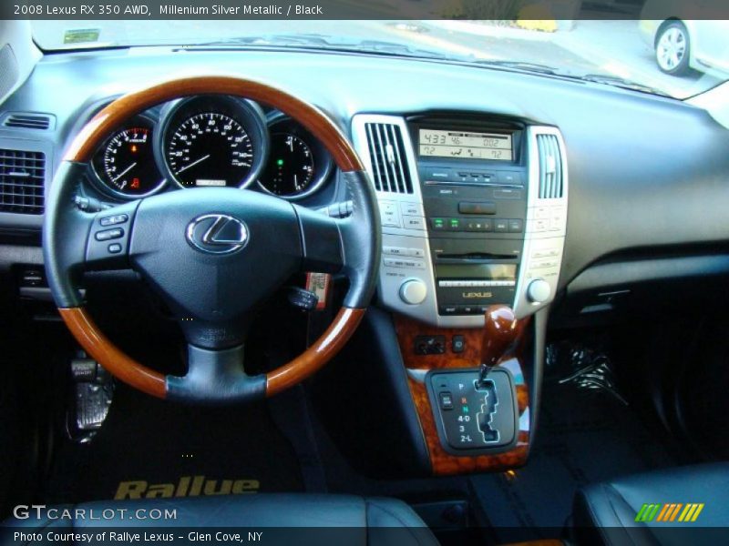 Millenium Silver Metallic / Black 2008 Lexus RX 350 AWD