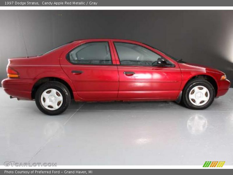 Candy Apple Red Metallic / Gray 1997 Dodge Stratus