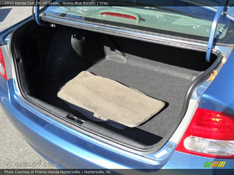 Atomic Blue Metallic / Gray 2010 Honda Civic DX-VP Sedan