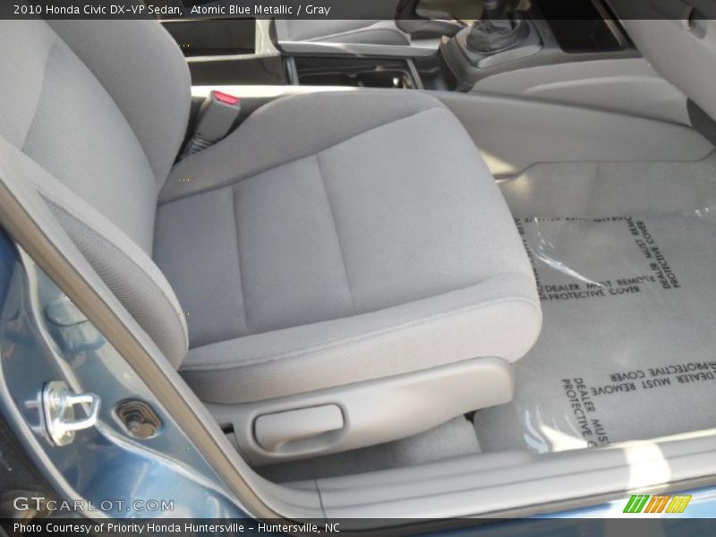 Atomic Blue Metallic / Gray 2010 Honda Civic DX-VP Sedan