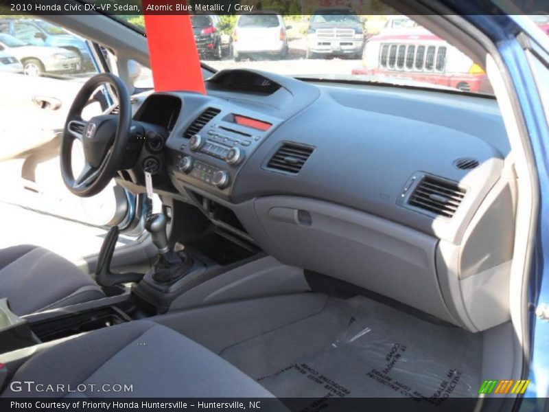  2010 Civic DX-VP Sedan Gray Interior
