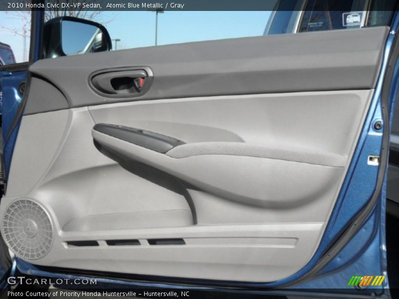 Atomic Blue Metallic / Gray 2010 Honda Civic DX-VP Sedan