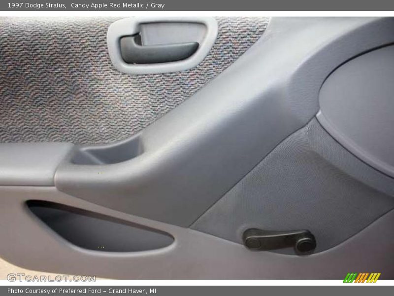 Candy Apple Red Metallic / Gray 1997 Dodge Stratus