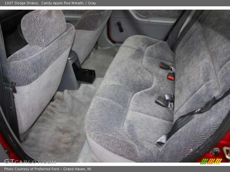 Candy Apple Red Metallic / Gray 1997 Dodge Stratus