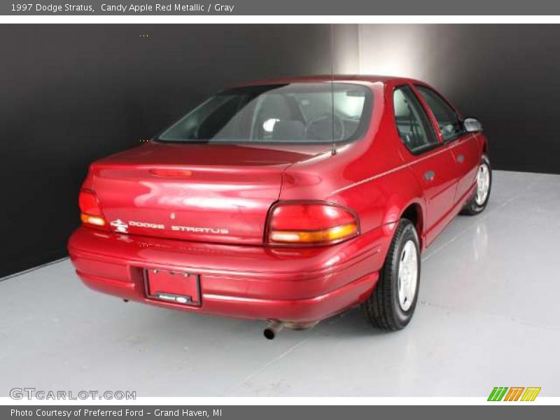 Candy Apple Red Metallic / Gray 1997 Dodge Stratus