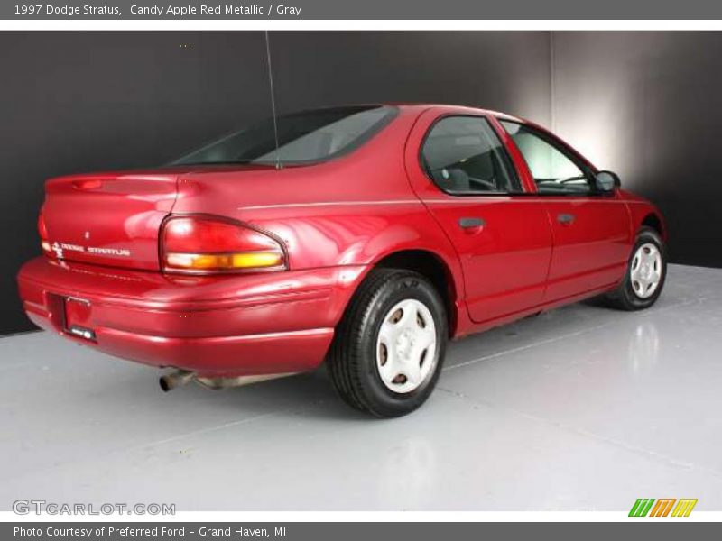 Candy Apple Red Metallic / Gray 1997 Dodge Stratus