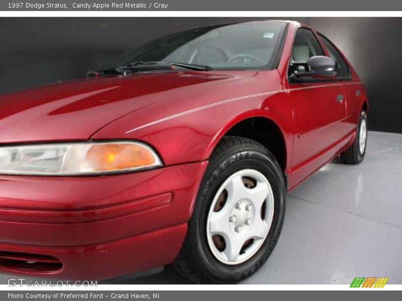Candy Apple Red Metallic / Gray 1997 Dodge Stratus