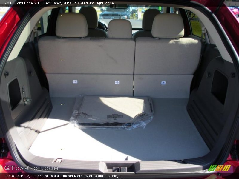 Red Candy Metallic / Medium Light Stone 2011 Ford Edge SEL