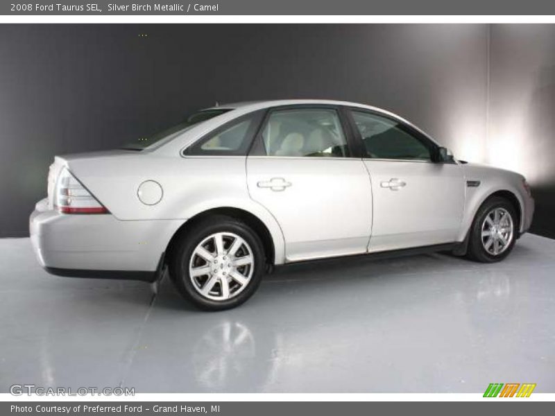 Silver Birch Metallic / Camel 2008 Ford Taurus SEL