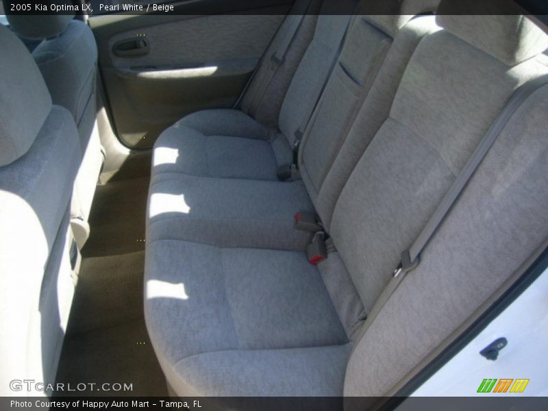 Pearl White / Beige 2005 Kia Optima LX