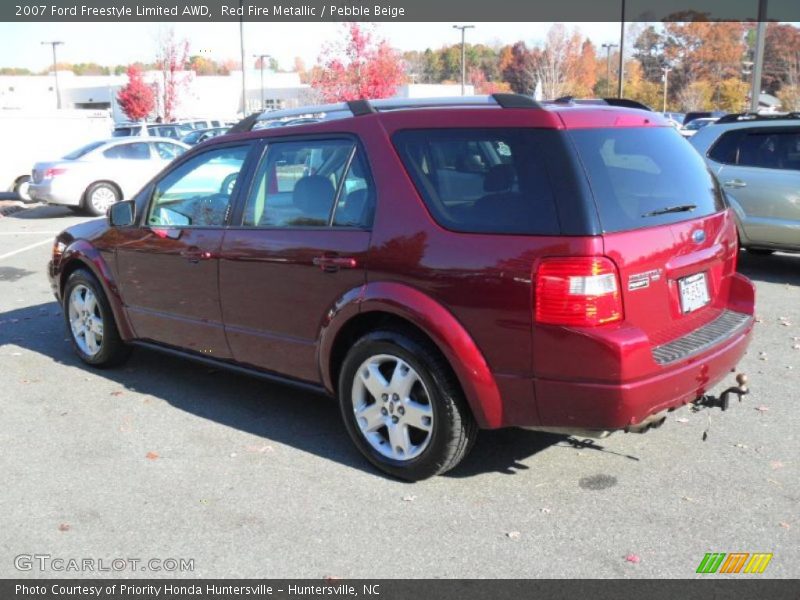  2007 Freestyle Limited AWD Red Fire Metallic