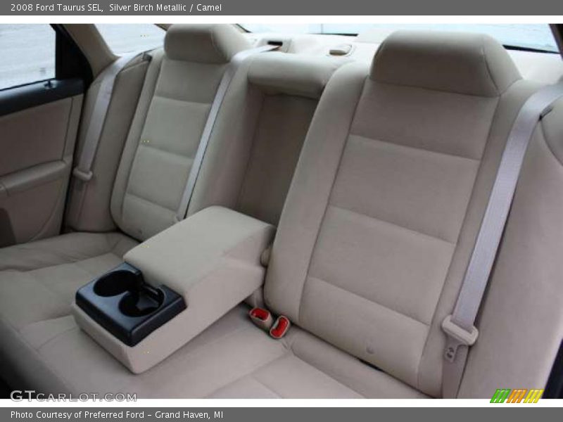 Silver Birch Metallic / Camel 2008 Ford Taurus SEL