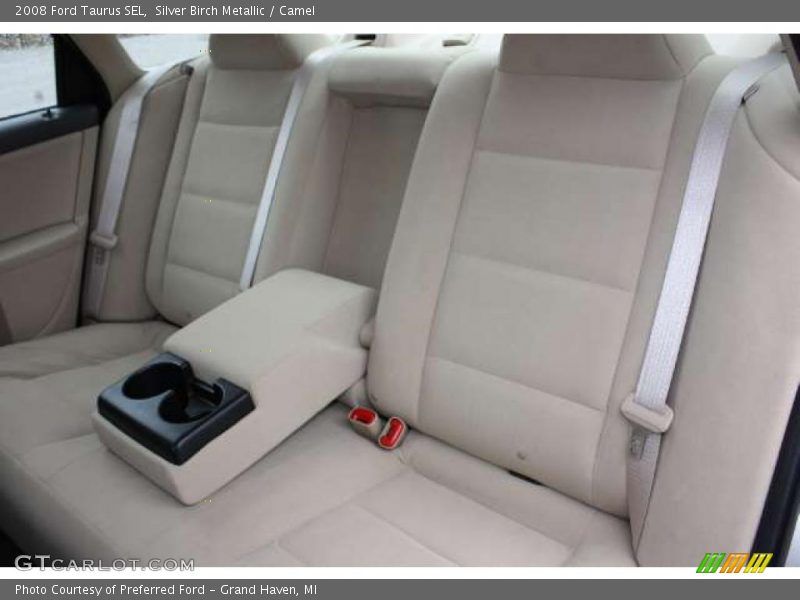 Silver Birch Metallic / Camel 2008 Ford Taurus SEL