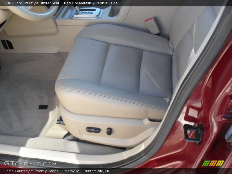 Red Fire Metallic / Pebble Beige 2007 Ford Freestyle Limited AWD