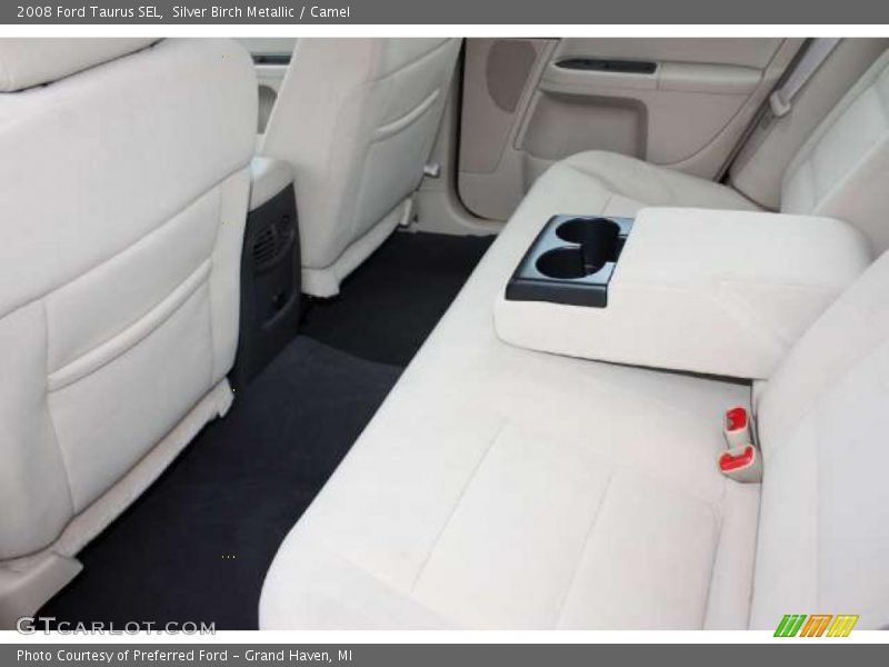 Silver Birch Metallic / Camel 2008 Ford Taurus SEL
