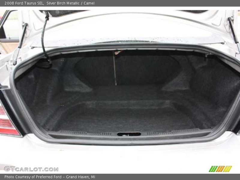 Silver Birch Metallic / Camel 2008 Ford Taurus SEL