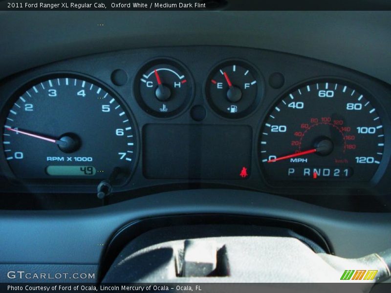  2011 Ranger XL Regular Cab XL Regular Cab Gauges