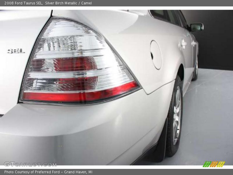 Silver Birch Metallic / Camel 2008 Ford Taurus SEL