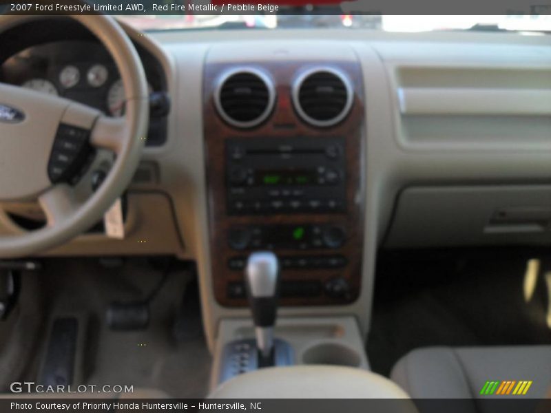 Red Fire Metallic / Pebble Beige 2007 Ford Freestyle Limited AWD