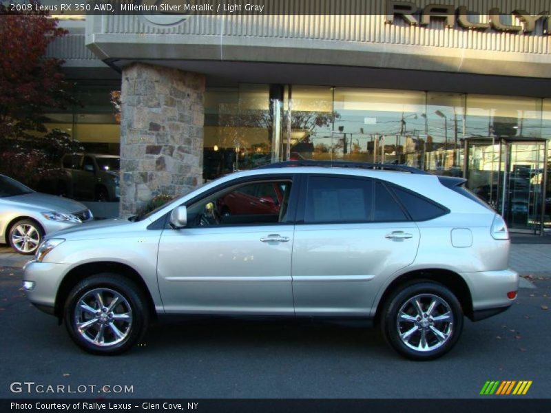 Millenium Silver Metallic / Light Gray 2008 Lexus RX 350 AWD