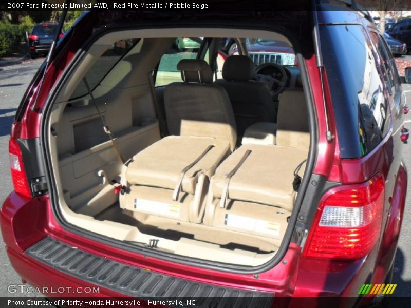  2007 Freestyle Limited AWD Trunk