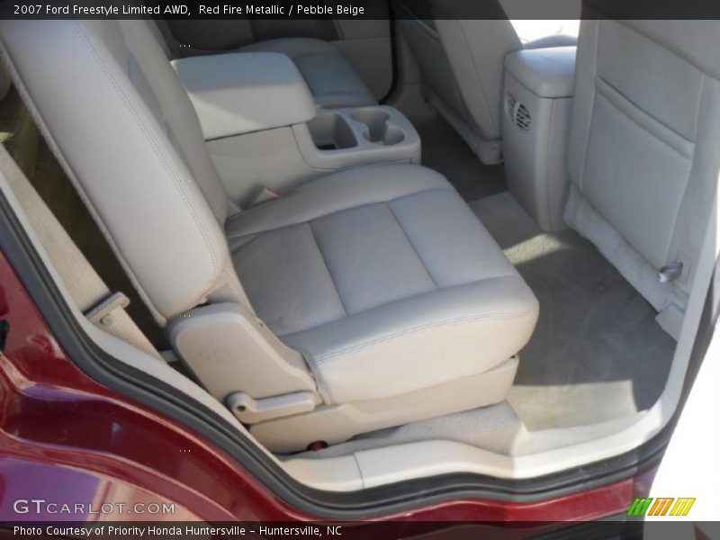 Red Fire Metallic / Pebble Beige 2007 Ford Freestyle Limited AWD