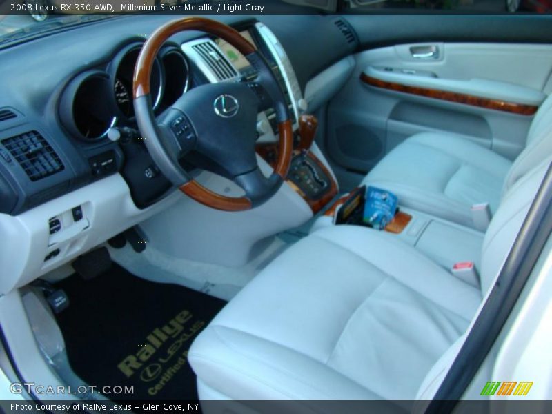 Millenium Silver Metallic / Light Gray 2008 Lexus RX 350 AWD