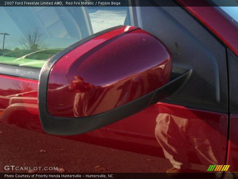 Red Fire Metallic / Pebble Beige 2007 Ford Freestyle Limited AWD