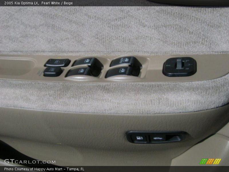Pearl White / Beige 2005 Kia Optima LX