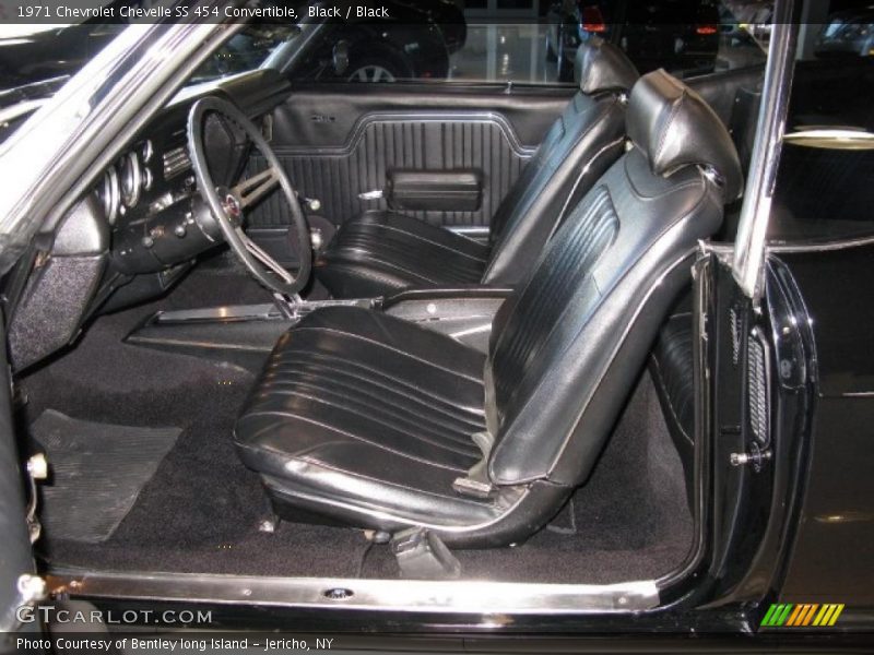  1971 Chevelle SS 454 Convertible Black Interior