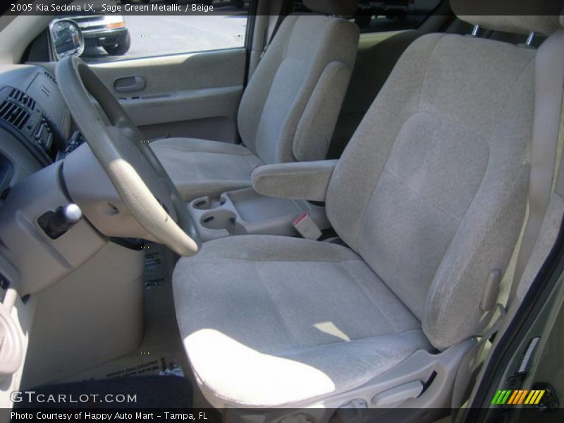 Sage Green Metallic / Beige 2005 Kia Sedona LX