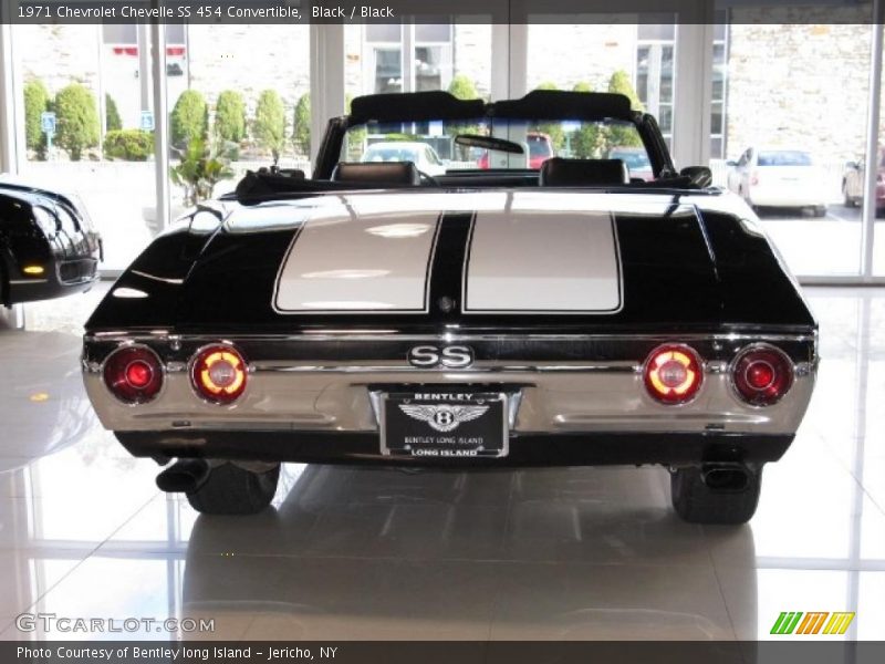Black / Black 1971 Chevrolet Chevelle SS 454 Convertible