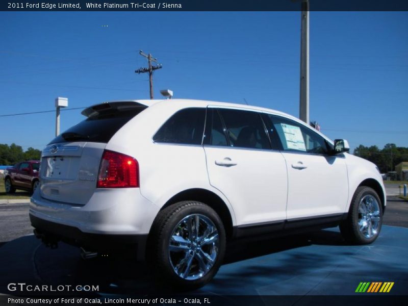 White Platinum Tri-Coat / Sienna 2011 Ford Edge Limited