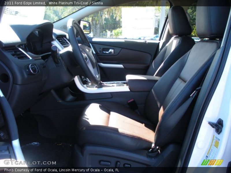 White Platinum Tri-Coat / Sienna 2011 Ford Edge Limited