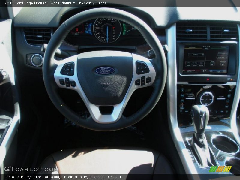 White Platinum Tri-Coat / Sienna 2011 Ford Edge Limited