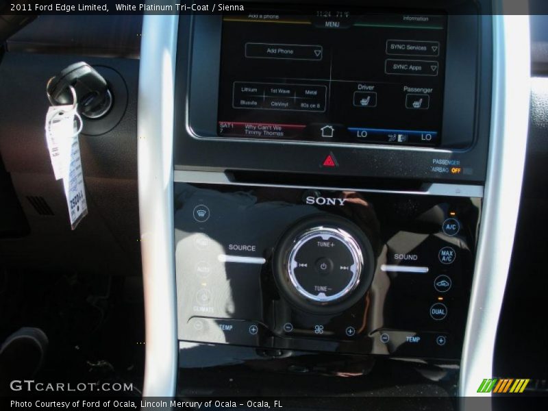 White Platinum Tri-Coat / Sienna 2011 Ford Edge Limited