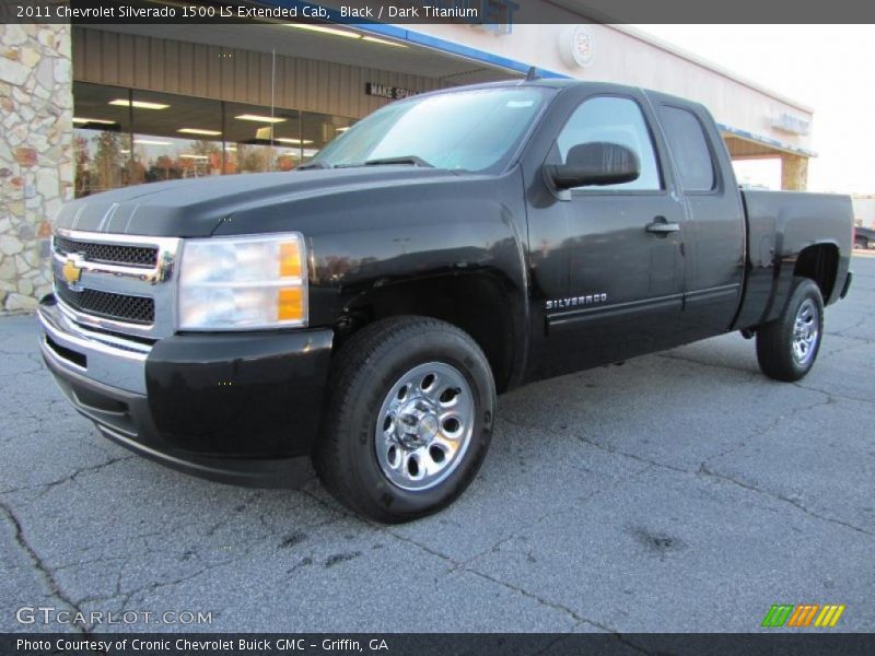 Black / Dark Titanium 2011 Chevrolet Silverado 1500 LS Extended Cab