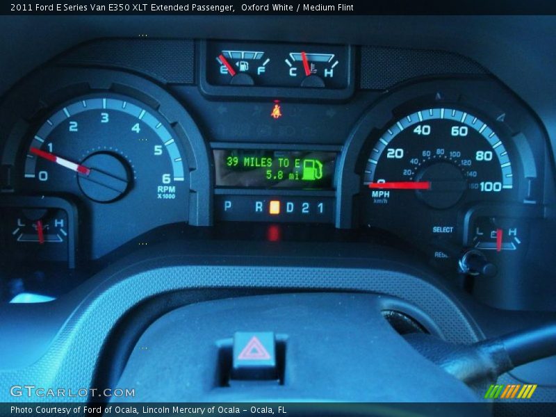  2011 E Series Van E350 XLT Extended Passenger E350 XLT Extended Passenger Gauges