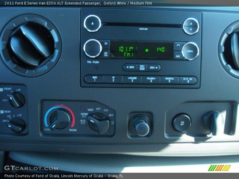 Oxford White / Medium Flint 2011 Ford E Series Van E350 XLT Extended Passenger