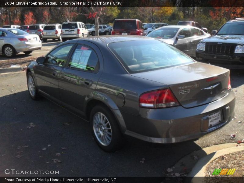 Graphite Metallic / Dark Slate Gray 2004 Chrysler Sebring Sedan