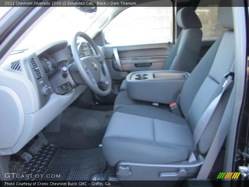 Black / Dark Titanium 2011 Chevrolet Silverado 1500 LS Extended Cab
