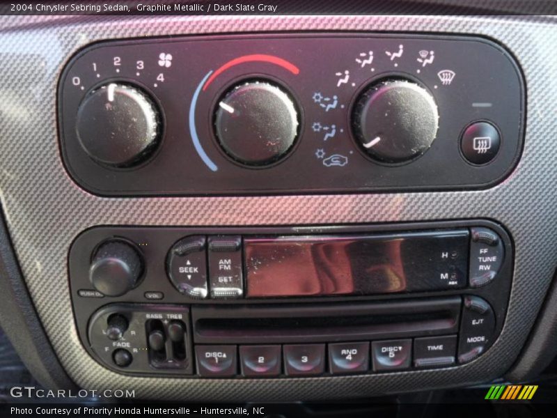 Controls of 2004 Sebring Sedan